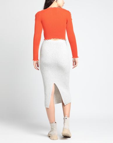 Woman Sweater Orange Size S Cotton