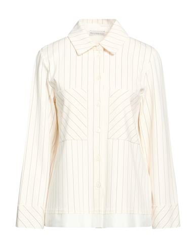 Woman Shirt Ivory Size 8 Viscose, Polyamide, Elastane, Cotton