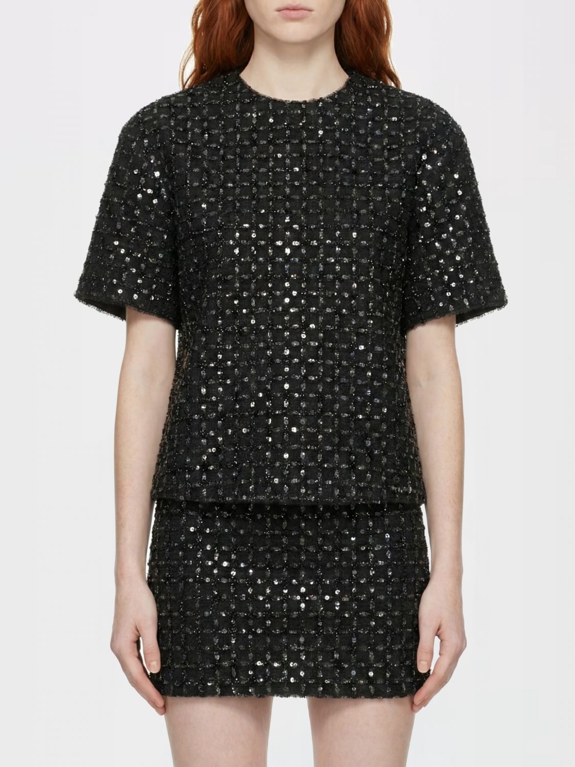 Top Woman color Black