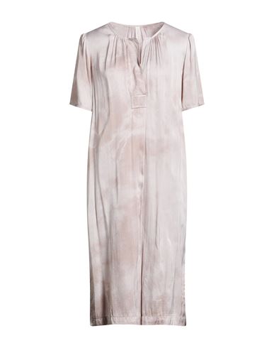 Woman Midi dress Light grey Size 2 Rayon