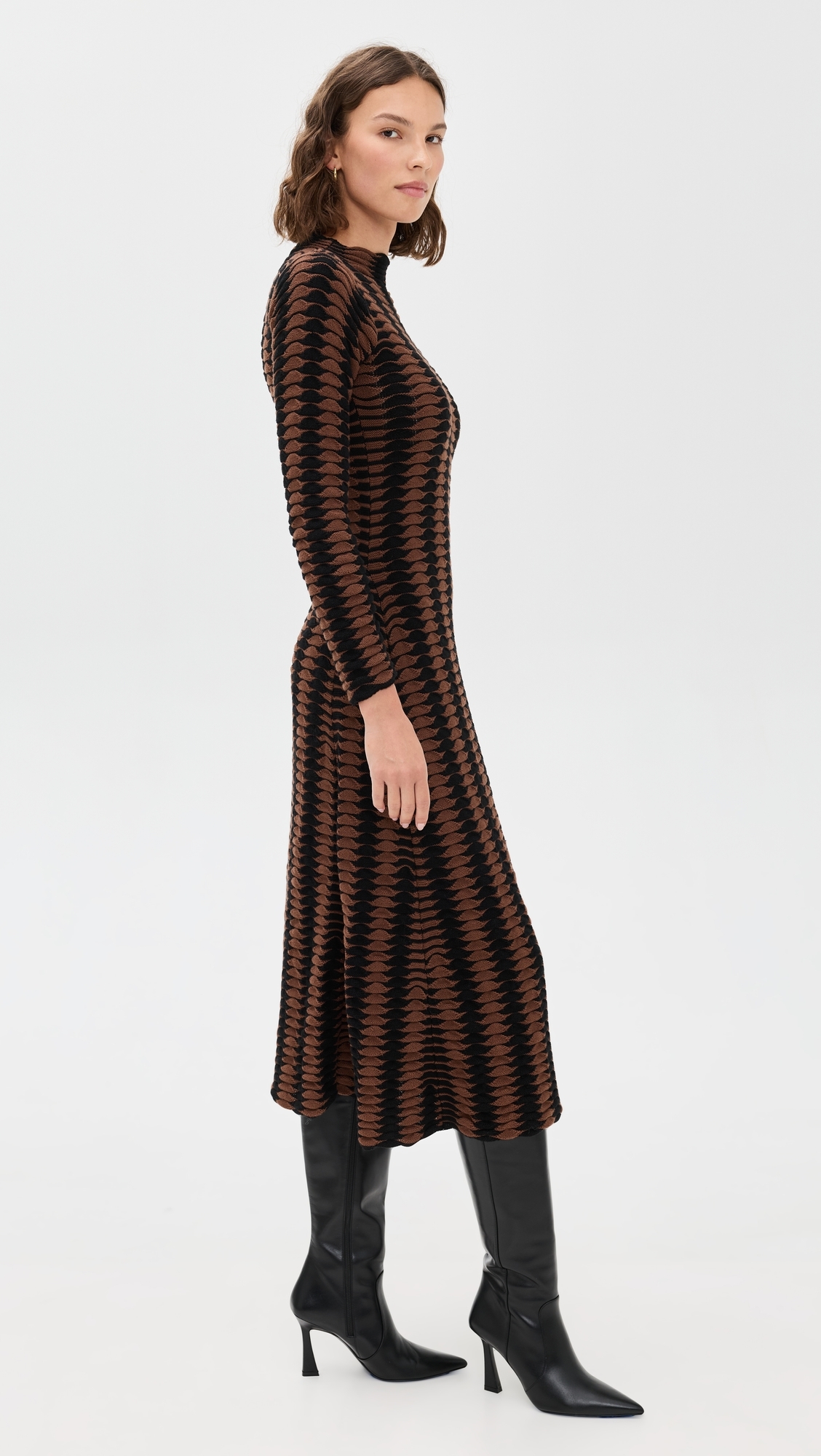 Dulce Dress Chocolate/Black