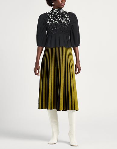 Pinko Woman Top Black Size 2 Cotton