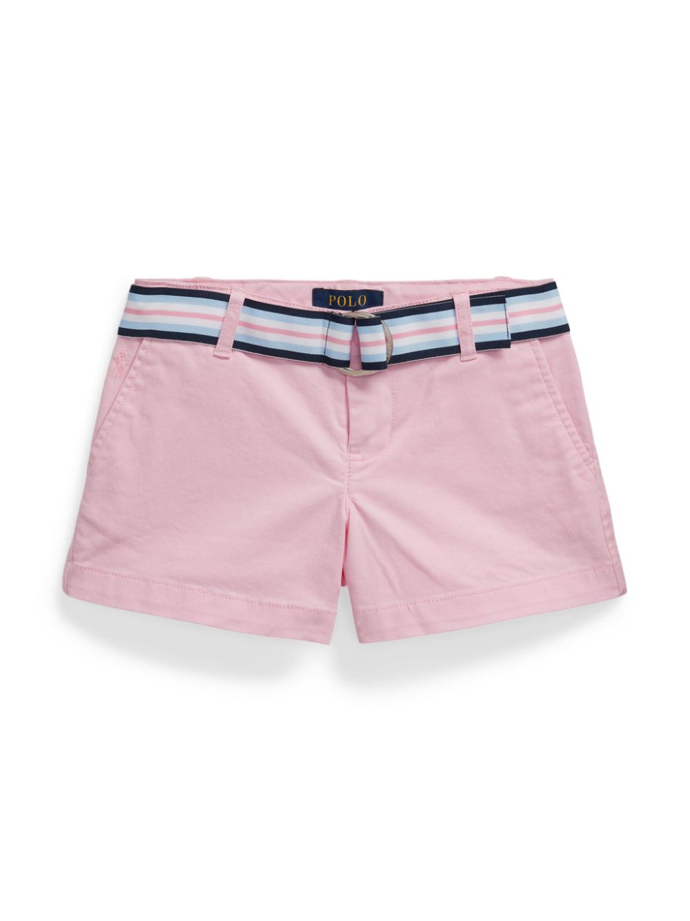 Belted chino shorts - Pink