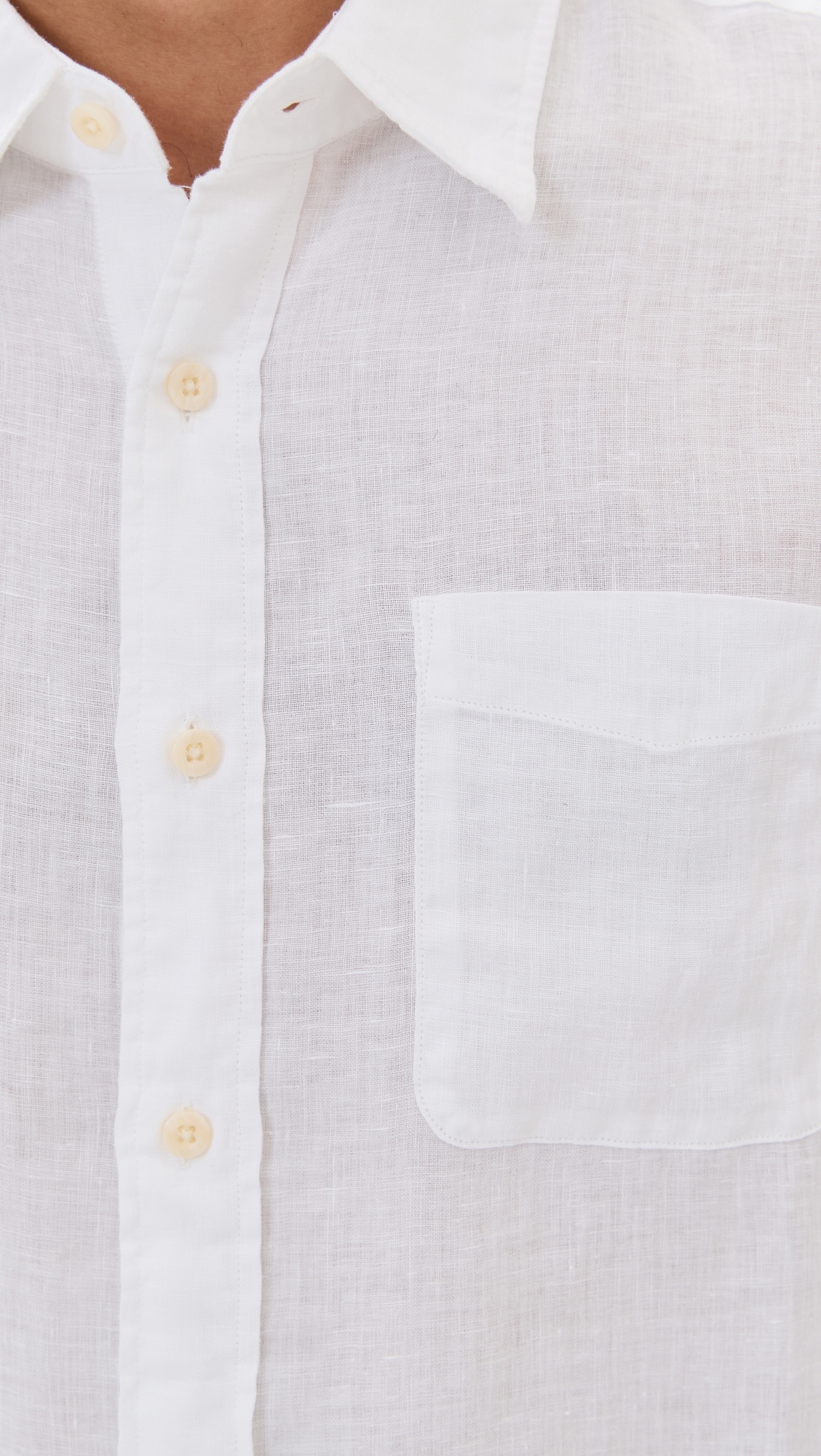 Linen Laguna Shirt White