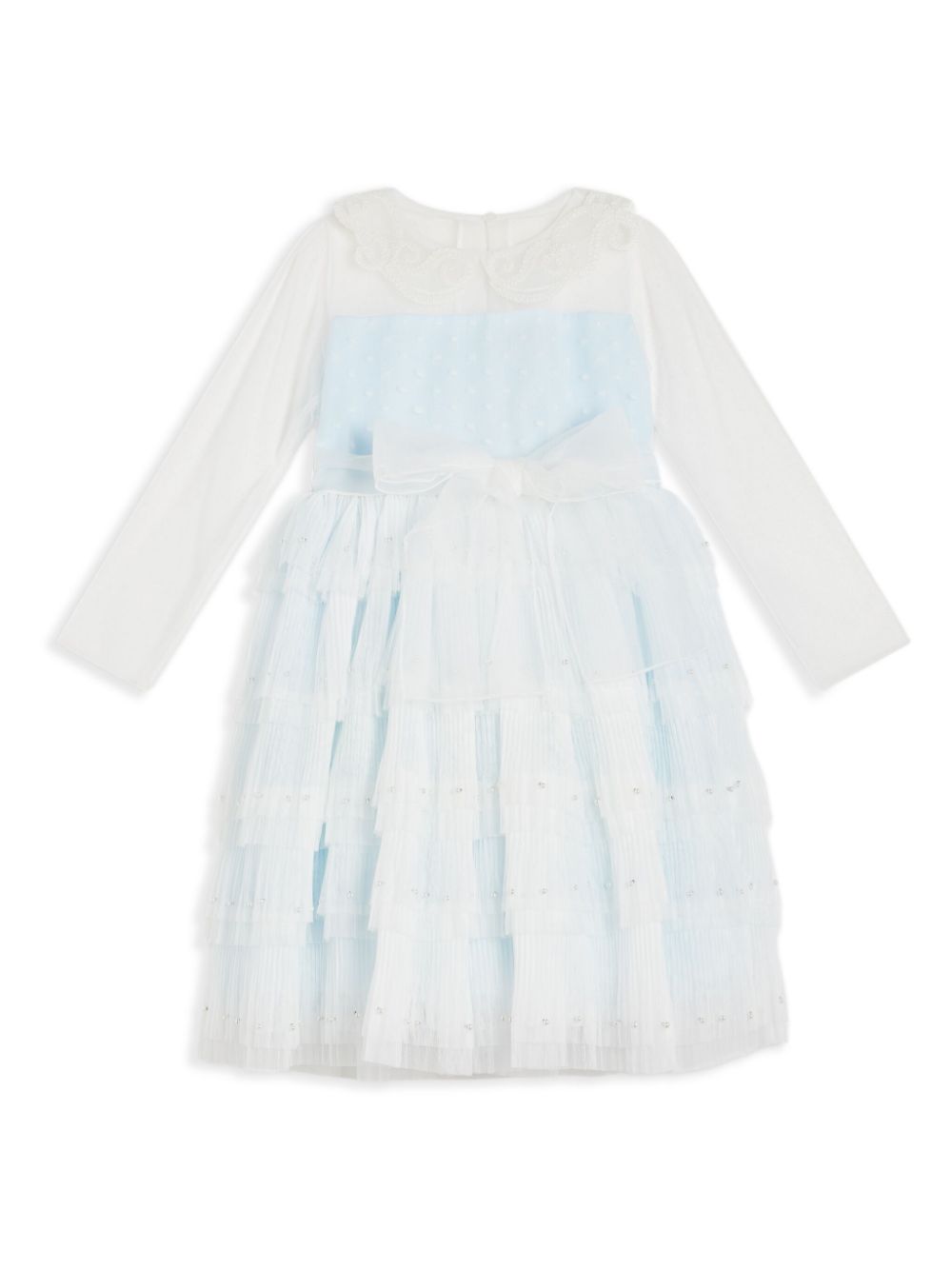 Ruffled dress - Blue