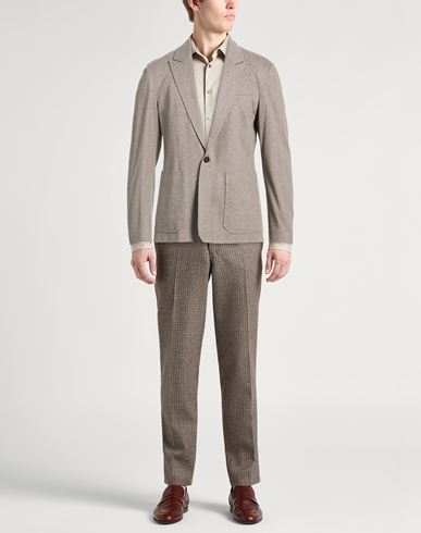 Man Blazer Grey Size 38 Cotton