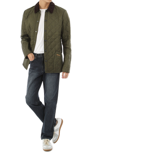 Quilted shirt jacket