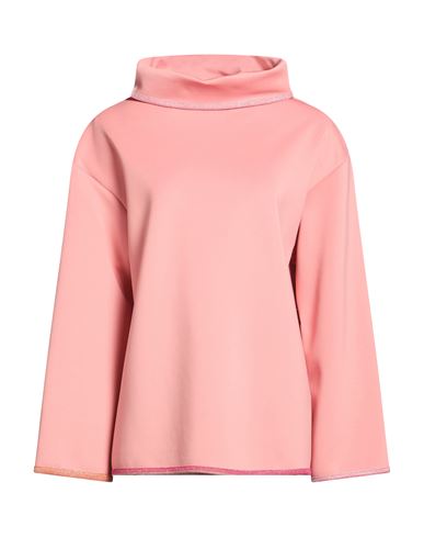 Woman Top Salmon pink Size 6 Viscose, Polyamide, Elastane