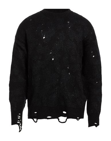 Man Sweater Chocolate brown Size 40 Synthetic fibers, Merino Wool, Mohair wool, Wool