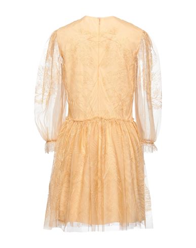 Woman Short dress Ocher