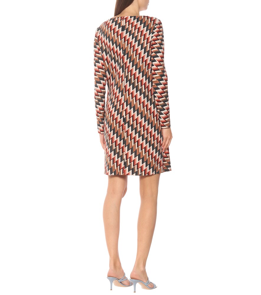 Zigzag knit dress