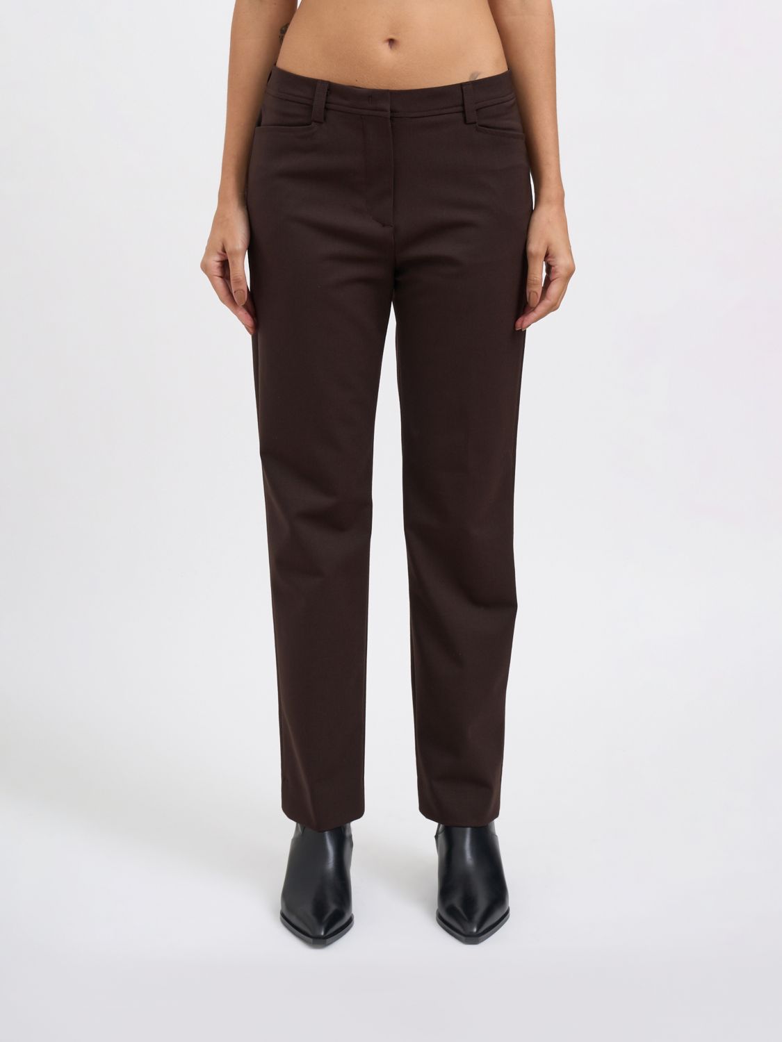 Pants Woman color Brown