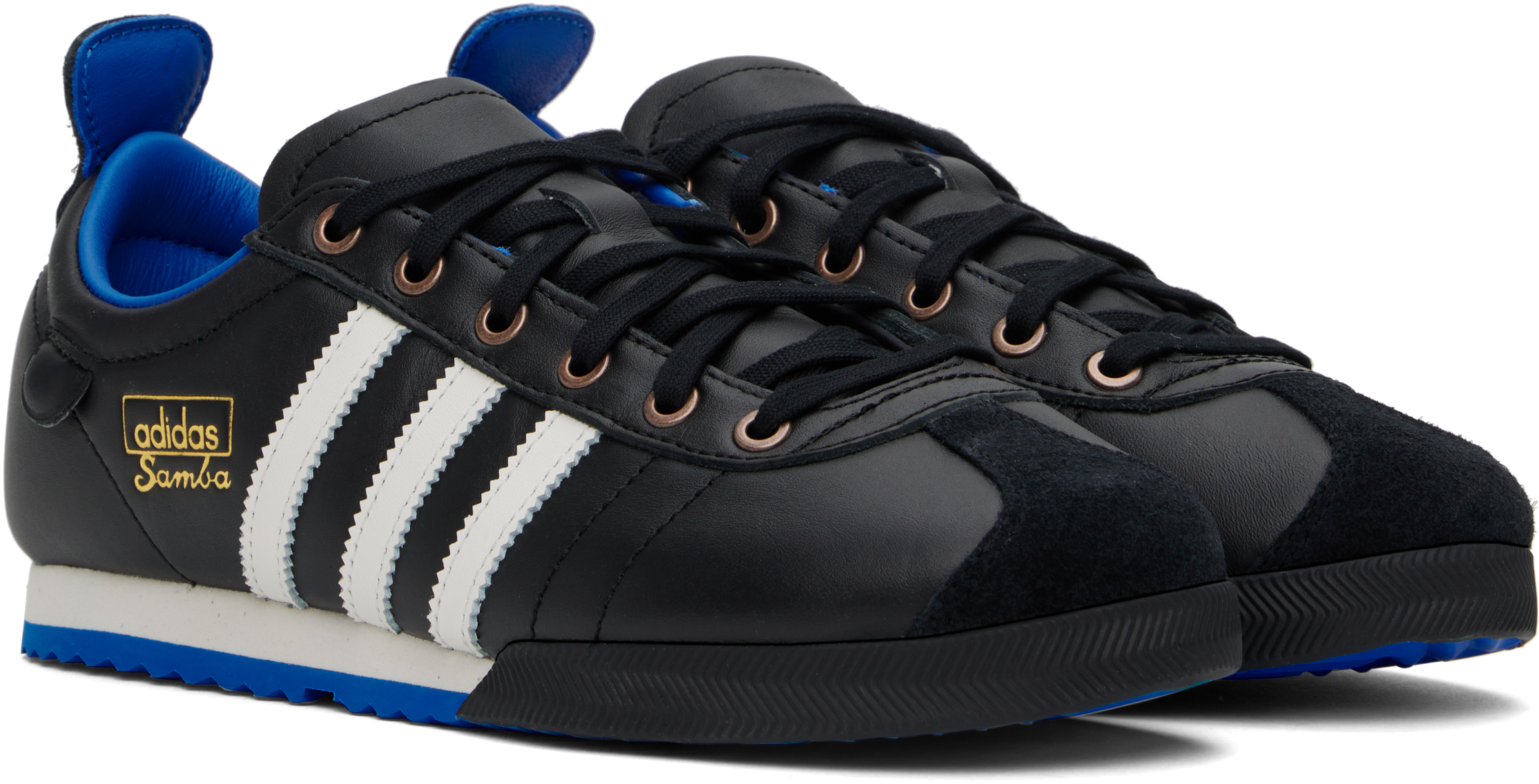 Adidas Originals Black Samba 62 Sneakers