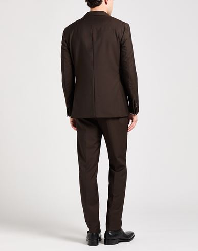 Man Suit Dark brown Size 42 Wool, Mohair wool