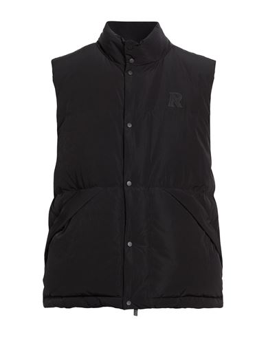 Man Vest Black Size M Polyester, Nylon