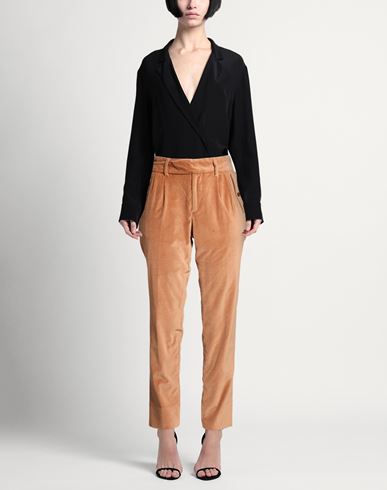 Woman Pants Camel Size 10 Cotton