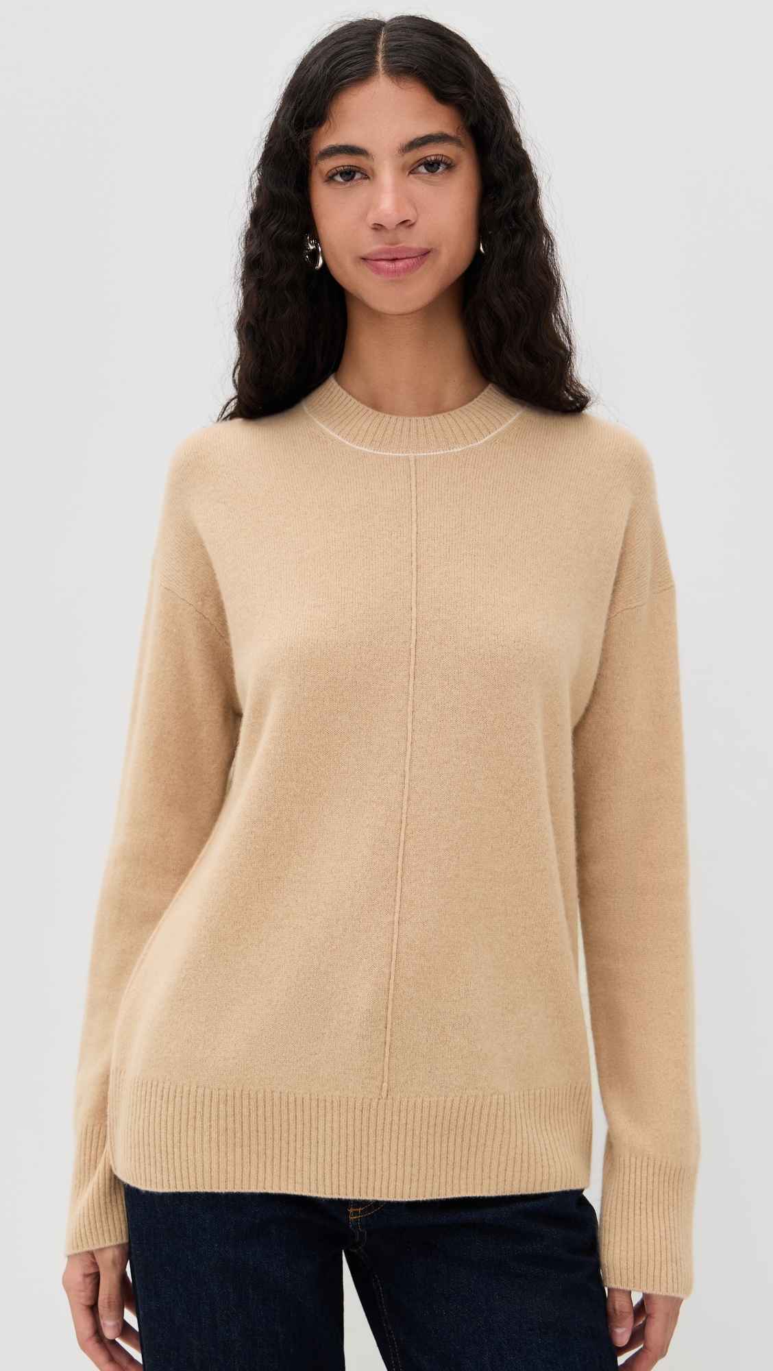 Crew Neck Sweater Fawn