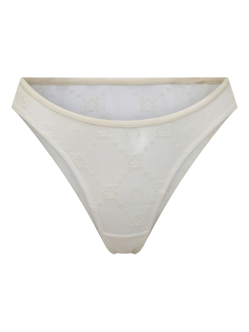 Marine Serre patterned-jacquard briefs - White