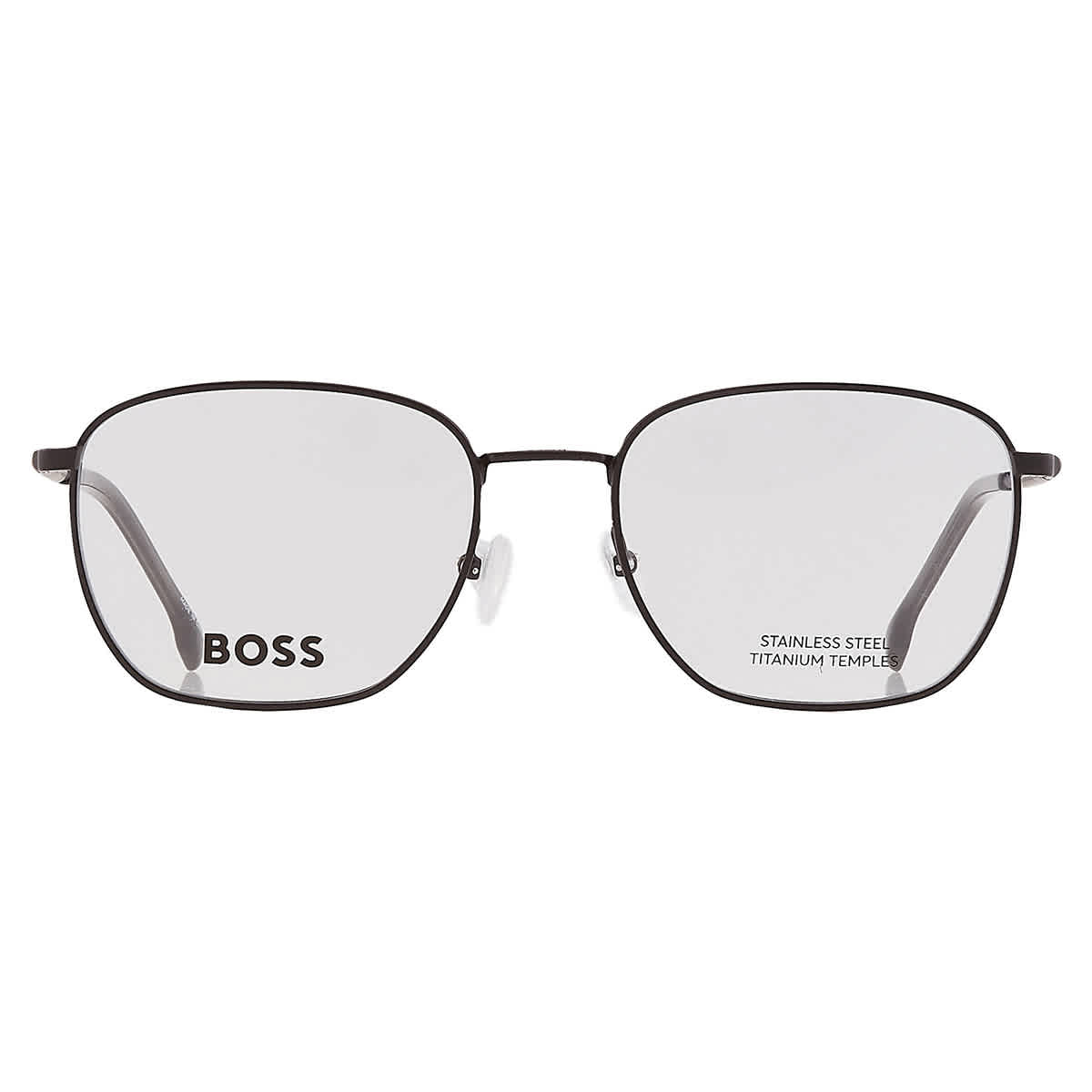 Demo Rectangular Mens Eyeglasses BOSS 1415 0003 55