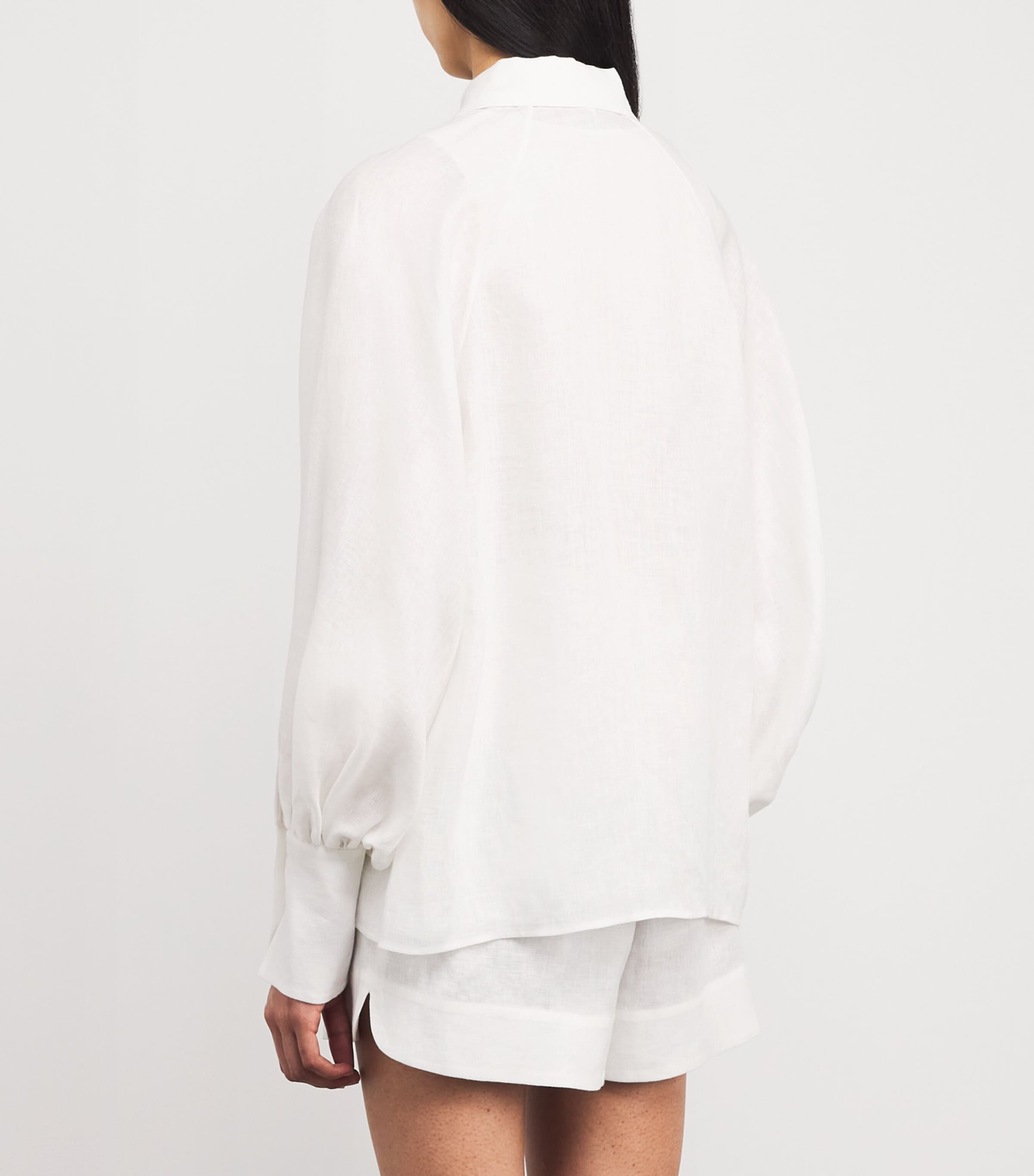 Eleventy Linen Long-Sleeve Shirt
