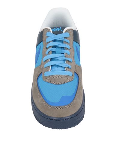 Nike Man Sneakers Taupe Size 7.5 Leather, Textile fibers