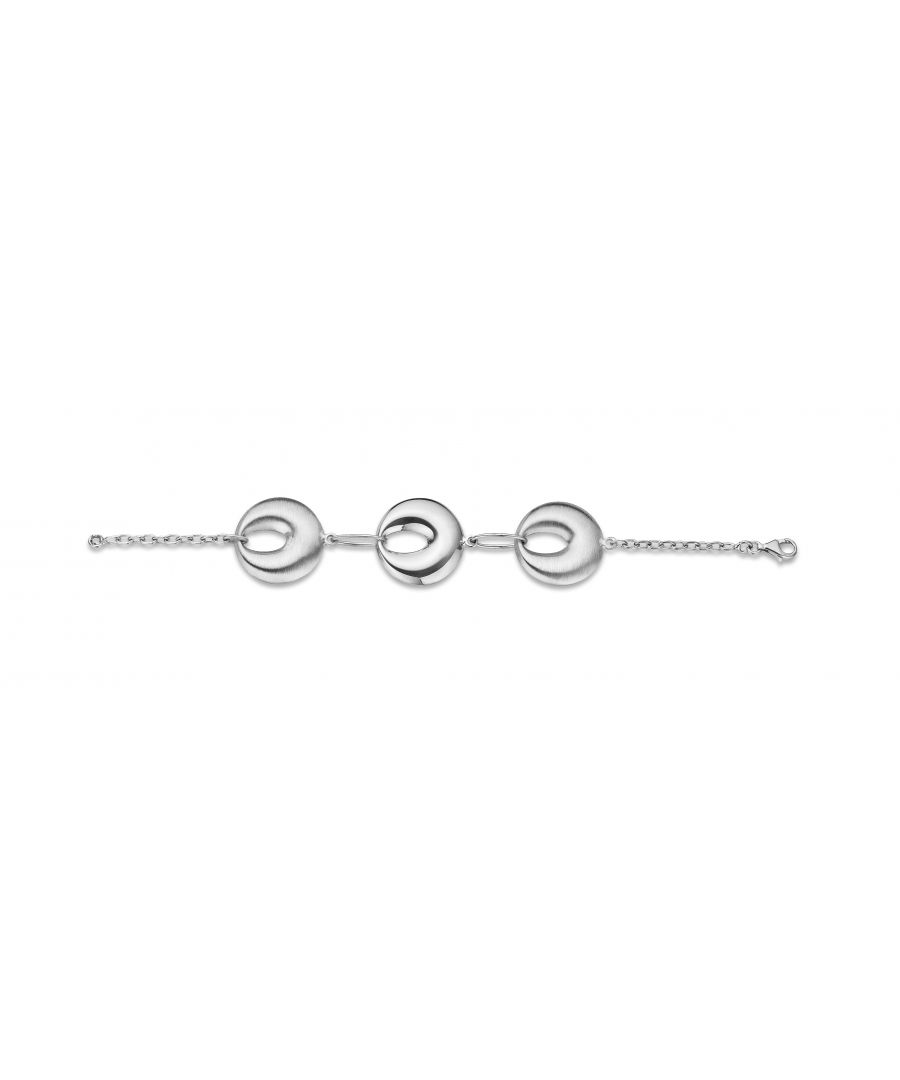 Orphelia WoMens 925 Sterling Silver Set: Chain + Bracelet - SET-018 - One