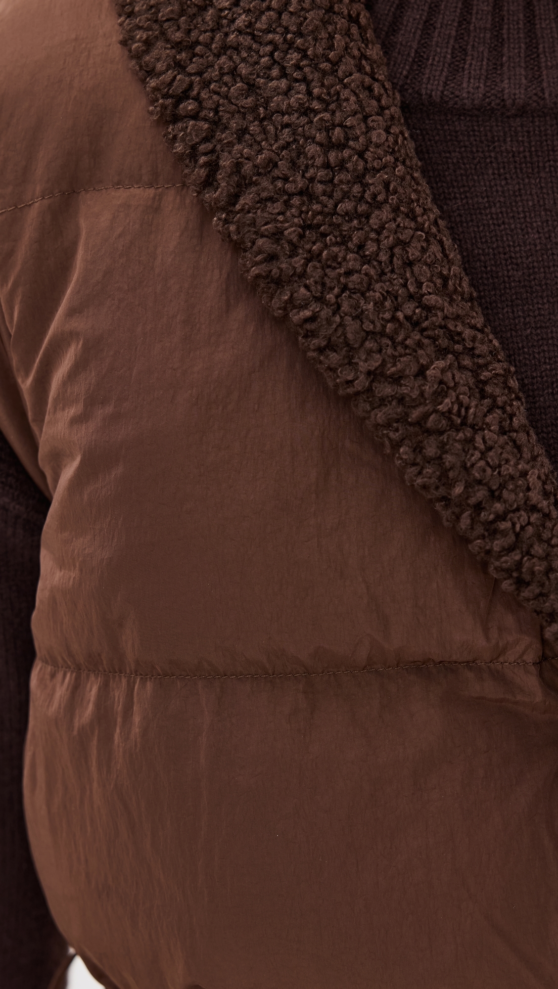 Lanville Reversible Gilet Chestnut/Coffee Bean