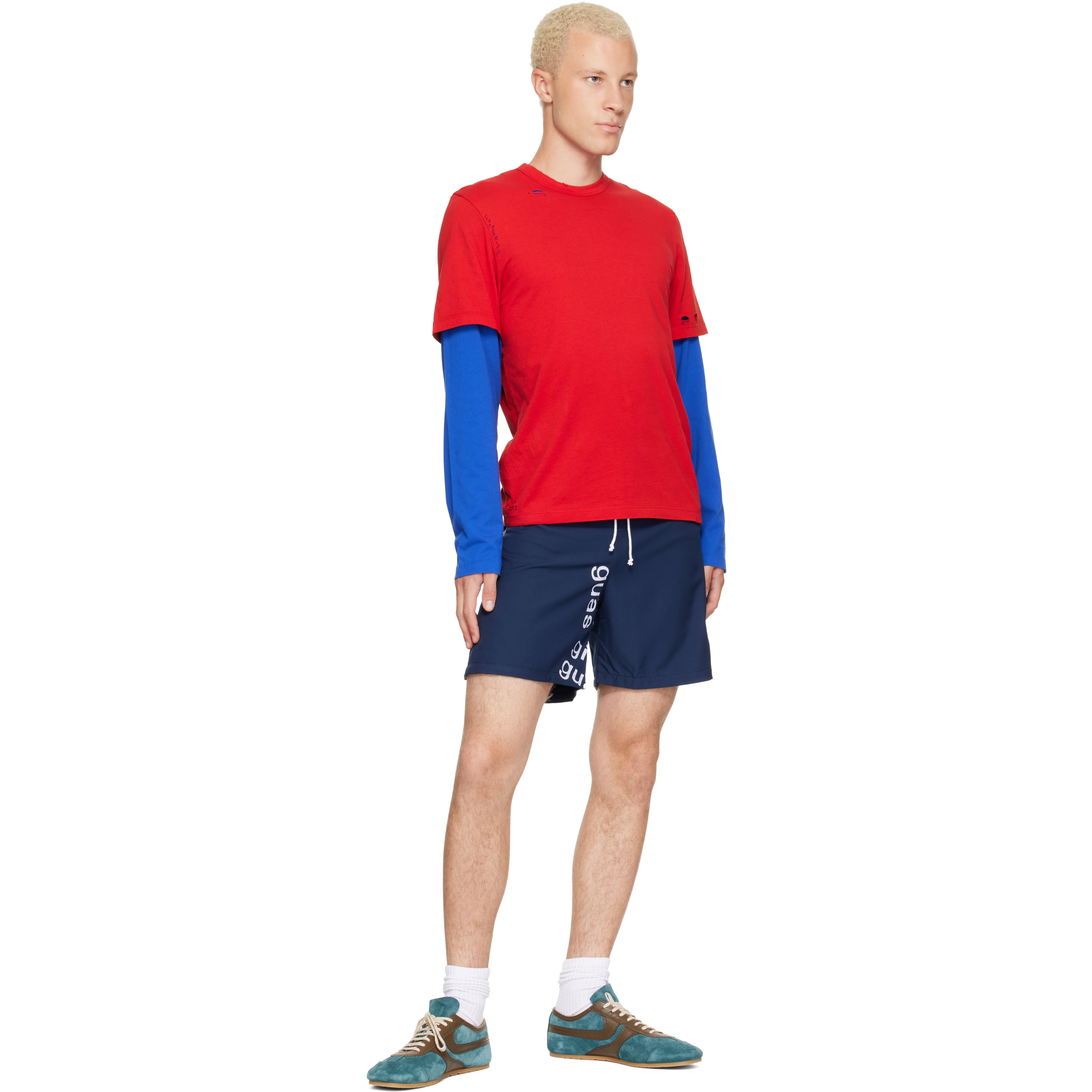 Navy Travel Shorts