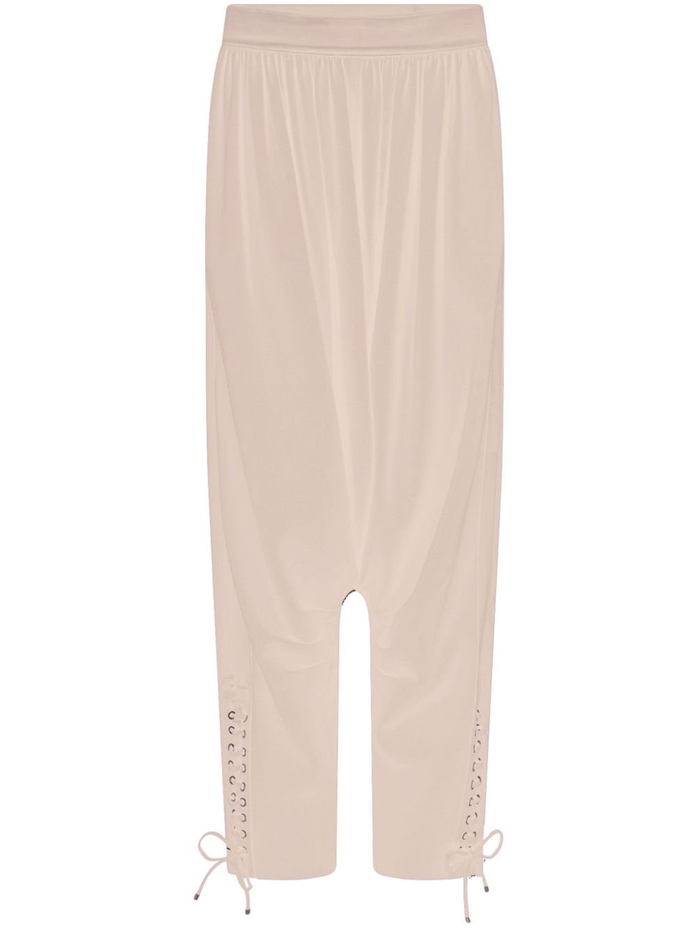 Drop-crotch trousers - Neutrals