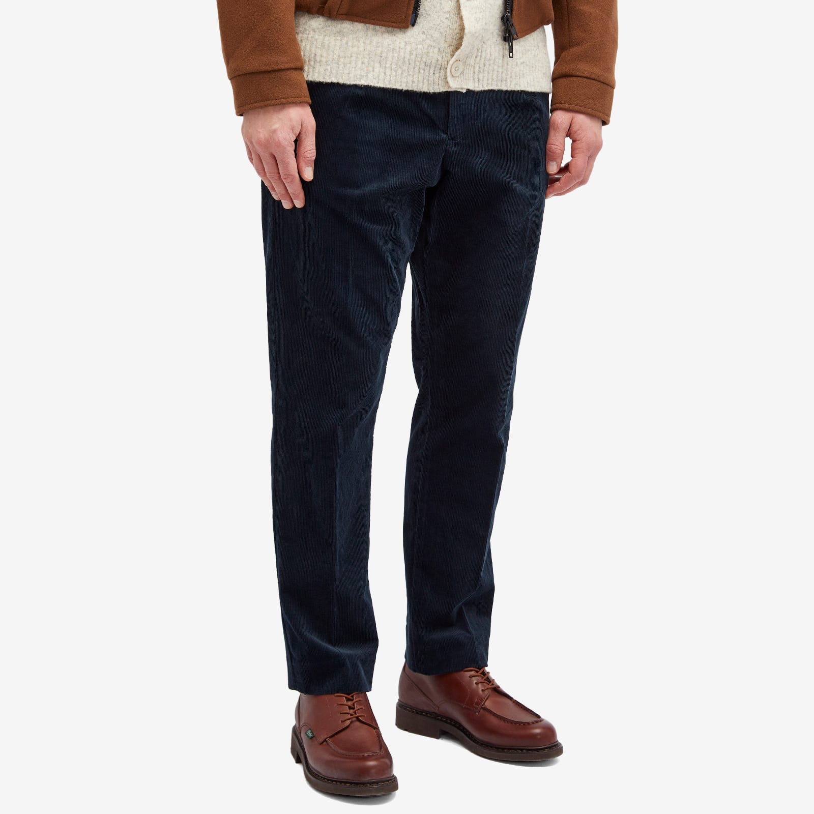Men's Bill Corduroy Trousers in Navy Blue