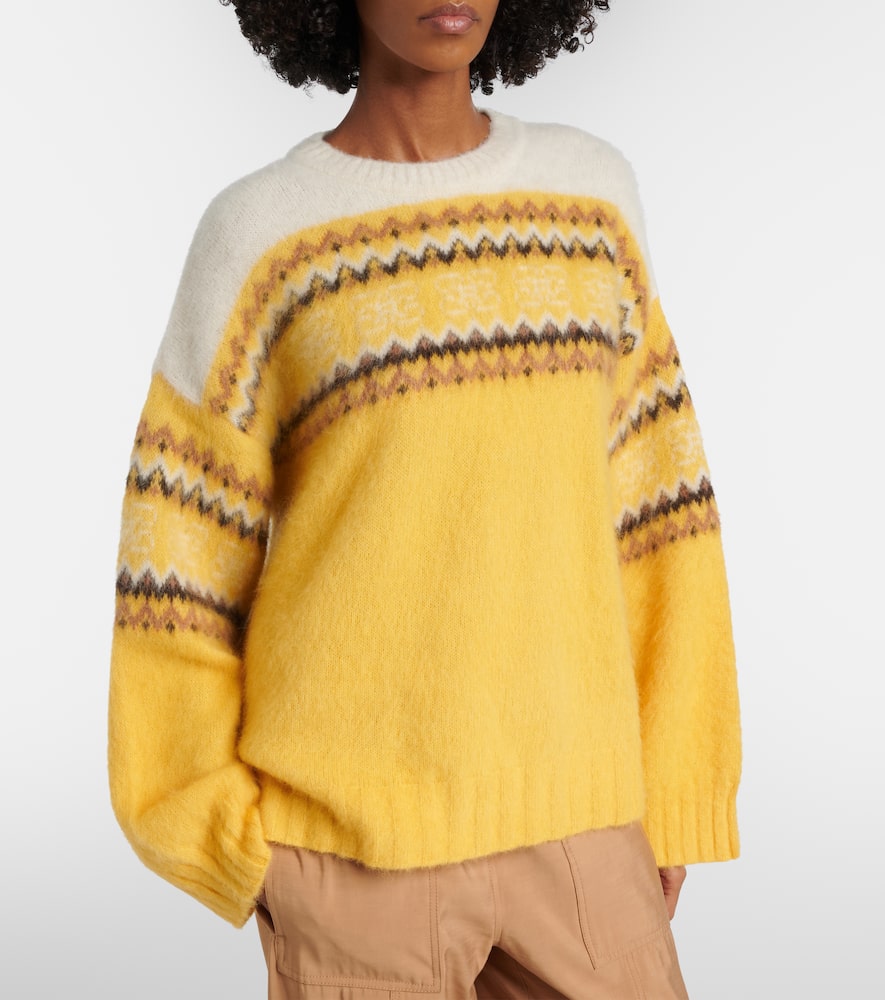 Fair Isle alpaca and wool-blend intarsia sweater
