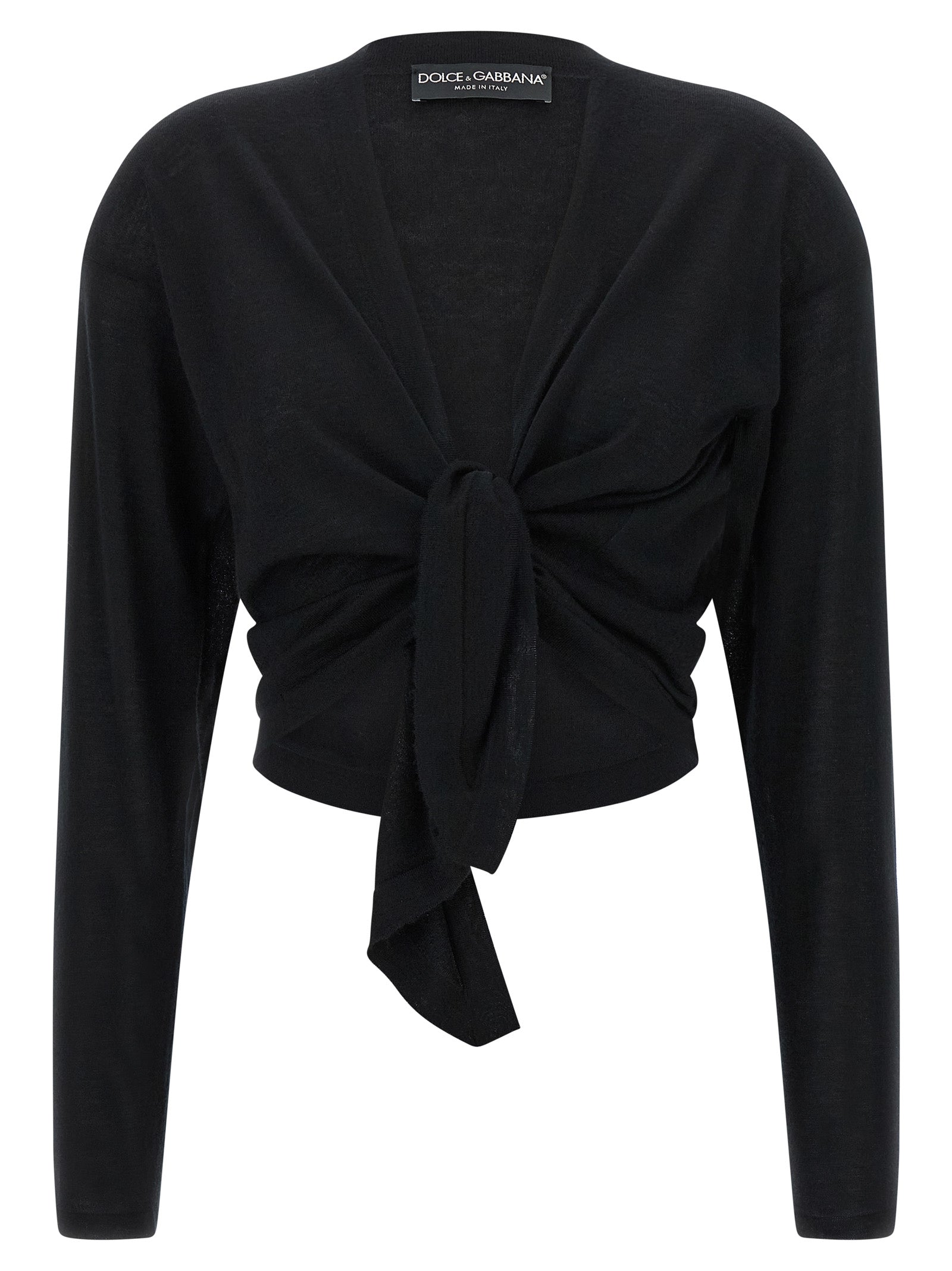 100% Cashmere Cardigan — Black