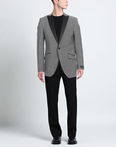 Man Blazer Grey Size 40 Virgin Wool, Mohair wool, Elastane
