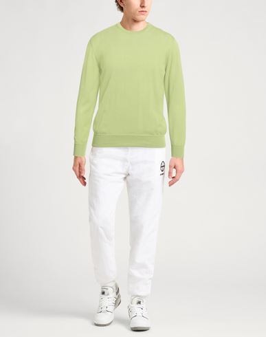 Ballantyne Man Sweater Light green Size 38 Cotton