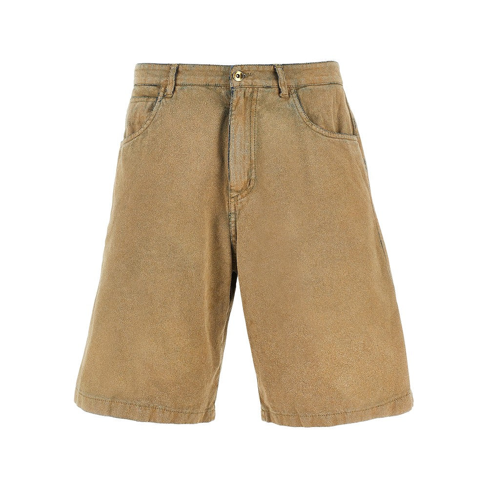 C.9.3 Suede-effect fabric shorts Man 52