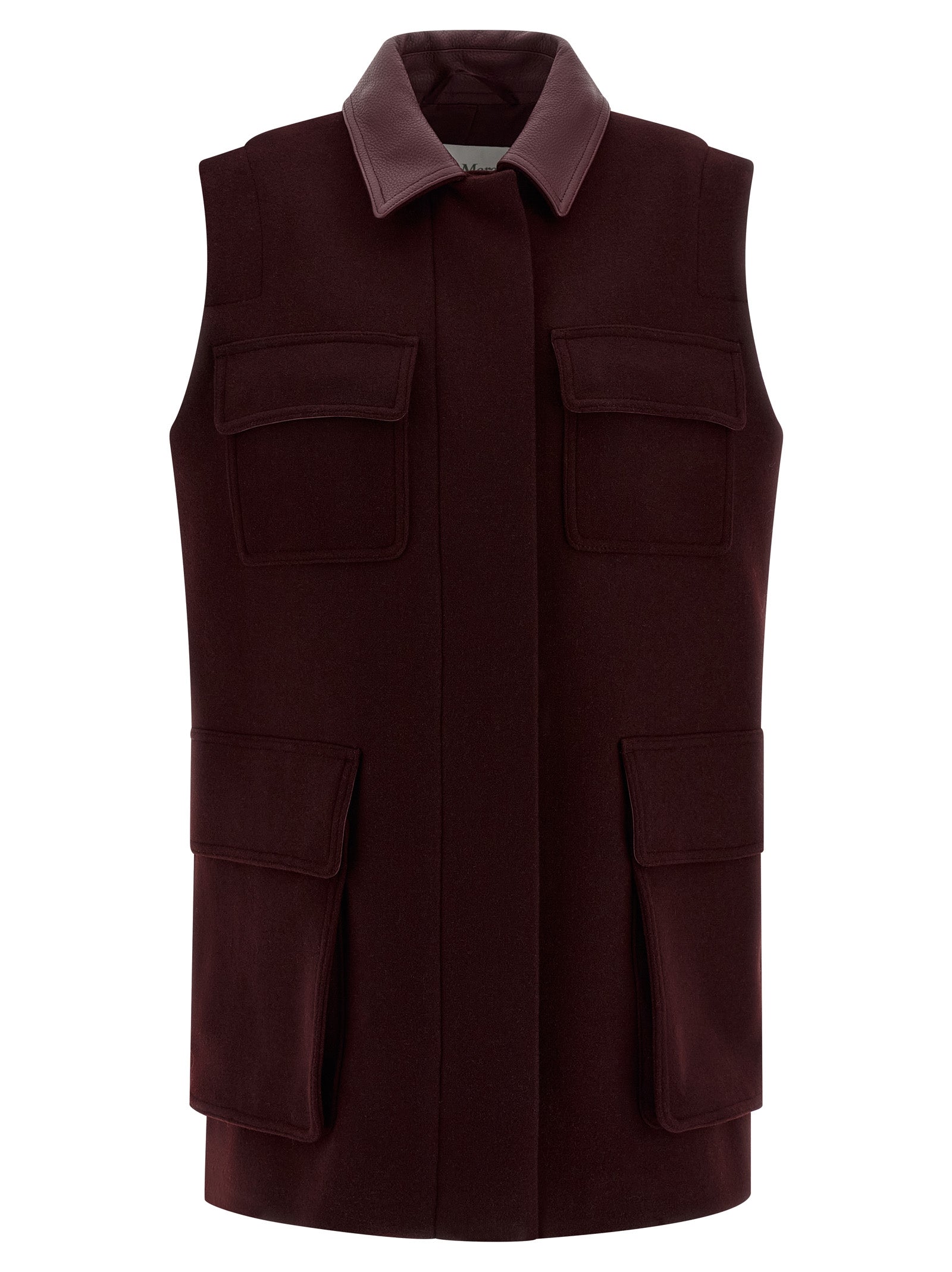 Bordeaux Vest — Burgundy
