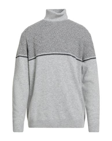 Man Turtleneck Light grey Size 3XL Polyamide, Wool, Viscose, Cashmere