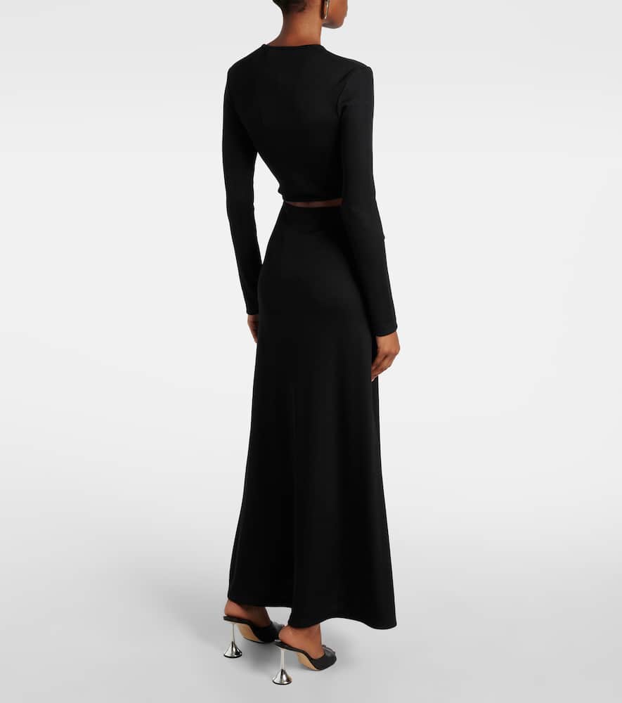 Trio Stone maxi skirt