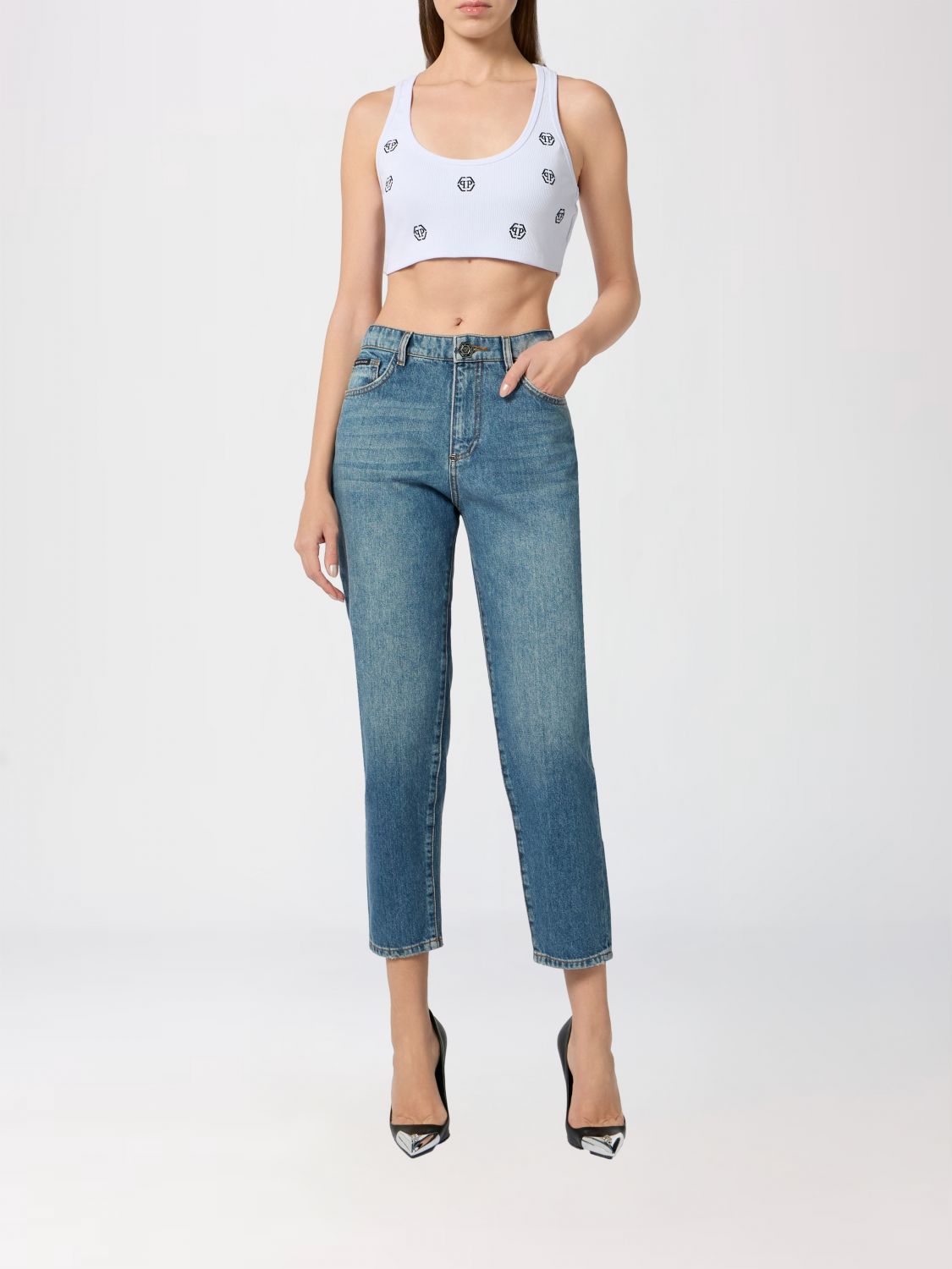 Top Woman color White
