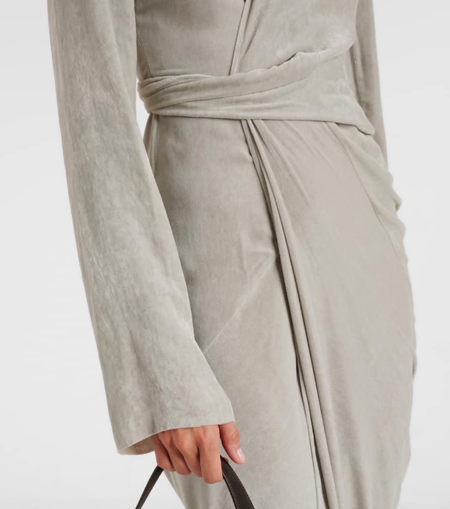 Wrap maxi dress