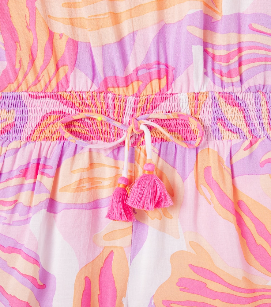 Beth halterneck printed romper