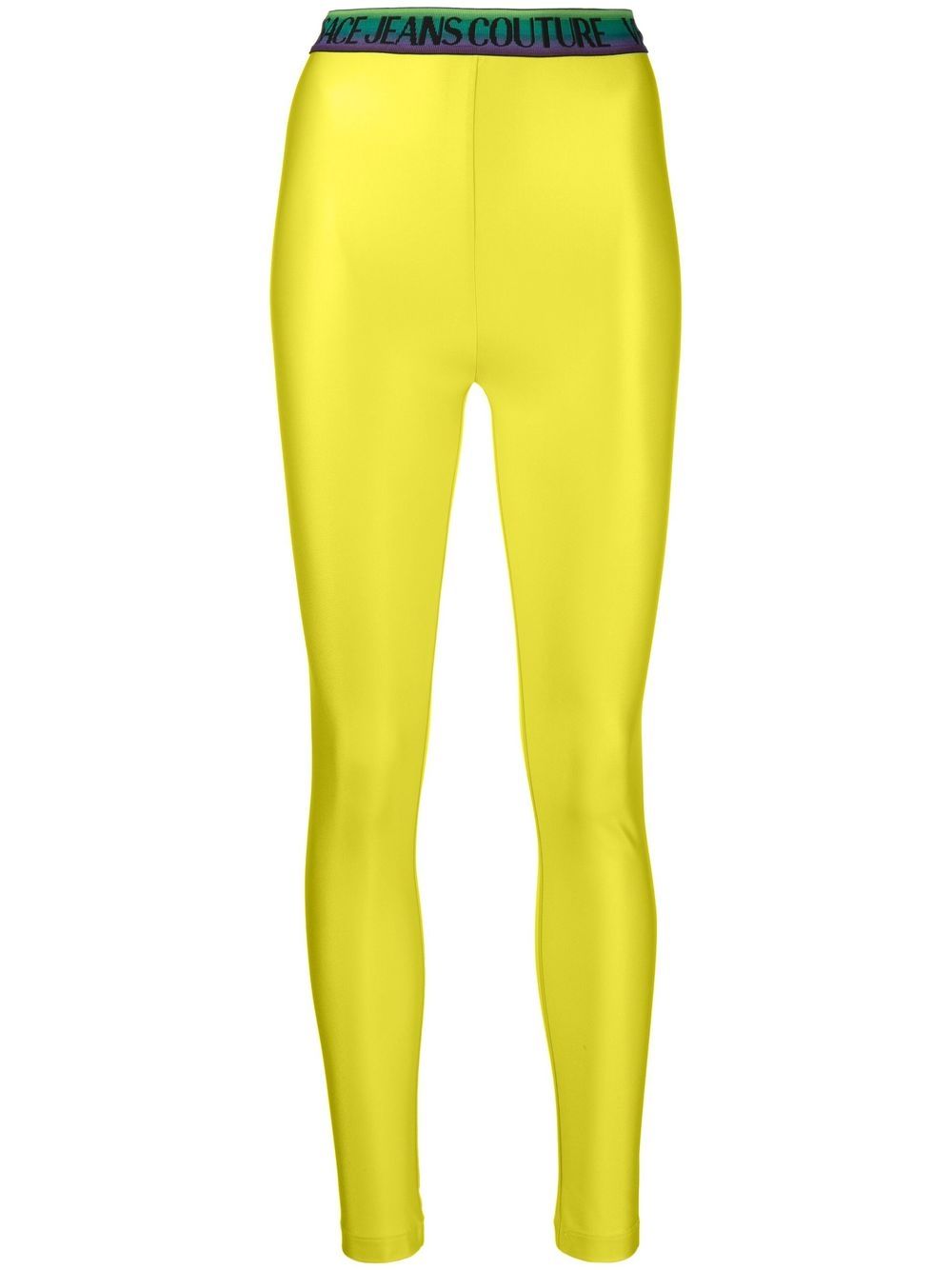 Logo-waistband leggings - Purple