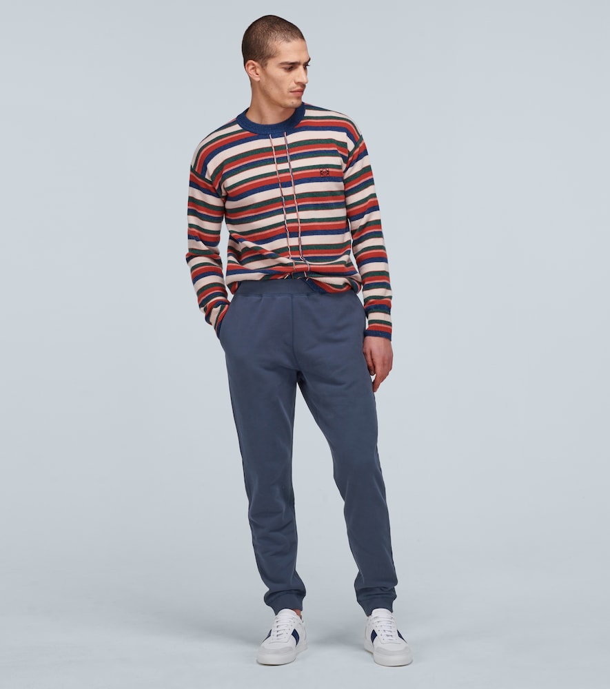 Cotton loopback sweatpants