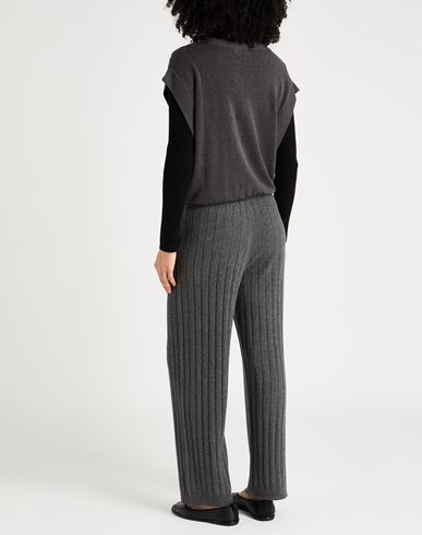 Woman Pants Grey Size S Cashmere