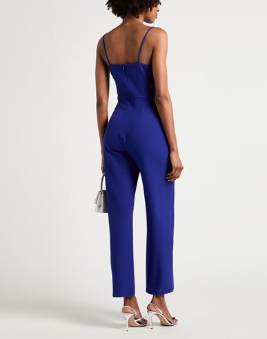 Little Woman Jumpsuit Blue Size 12 Polyester, Elastane