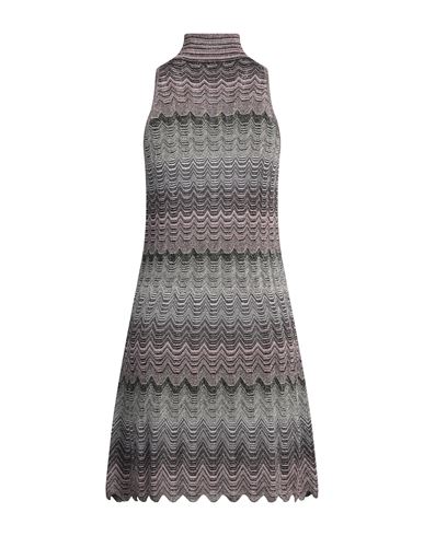 Missoni Woman Mini dress Pink Size 2 Viscose, Metallic fiber