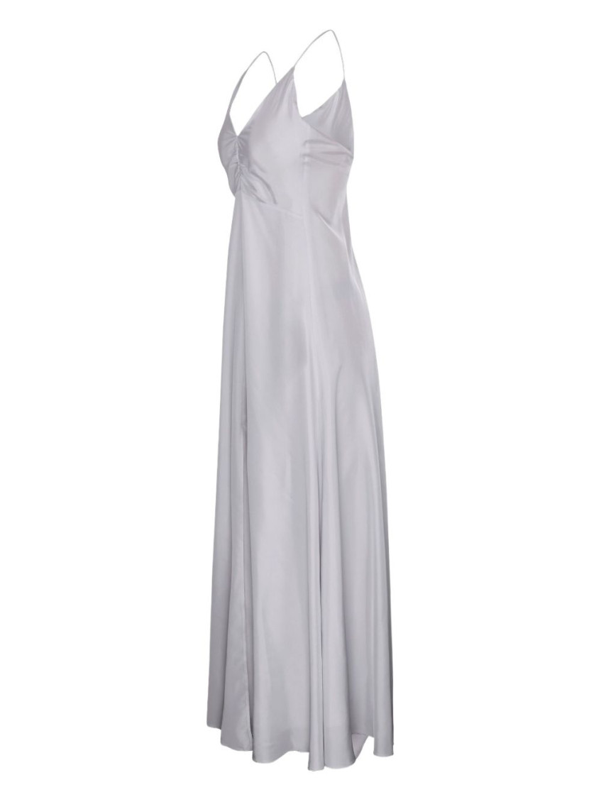 - Long Silk Slip Dress