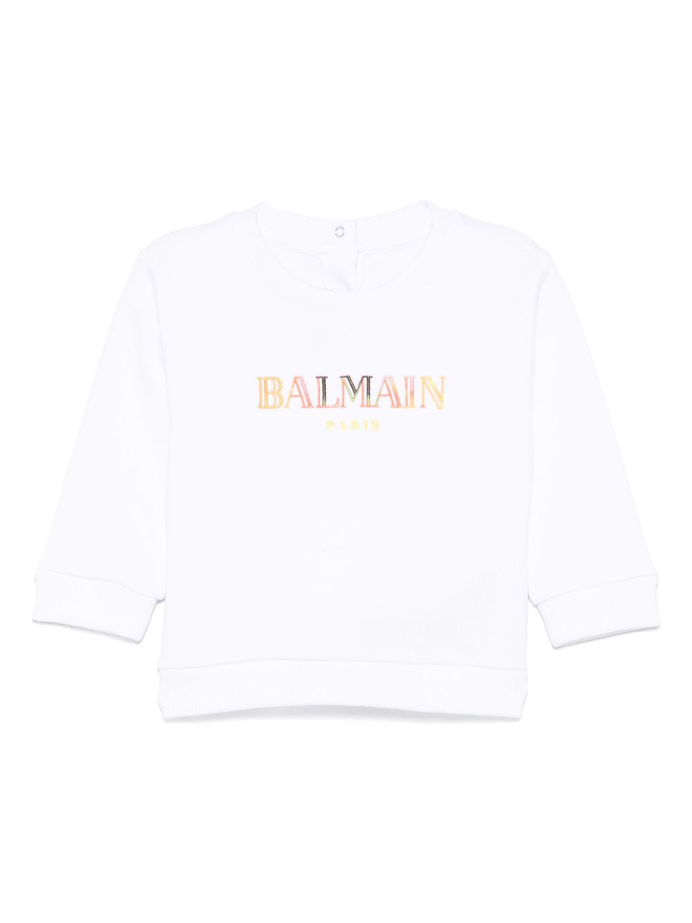 Logo-embroidered sweatshirt - White