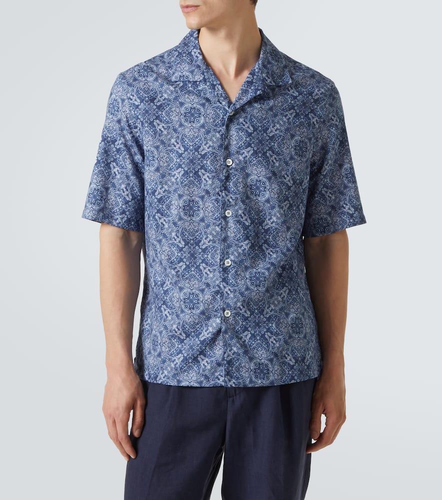 Printed cotton shirt
