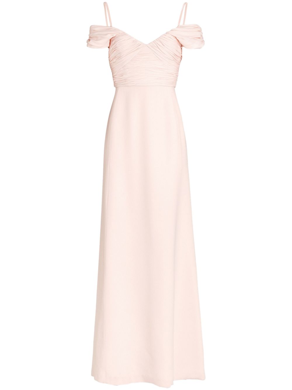 Strapless long dress - Pink